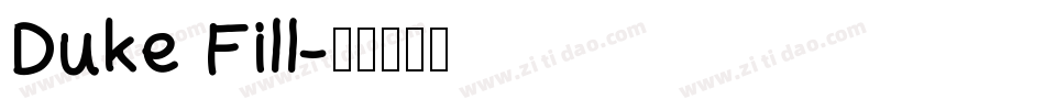 Duke Fill字体转换